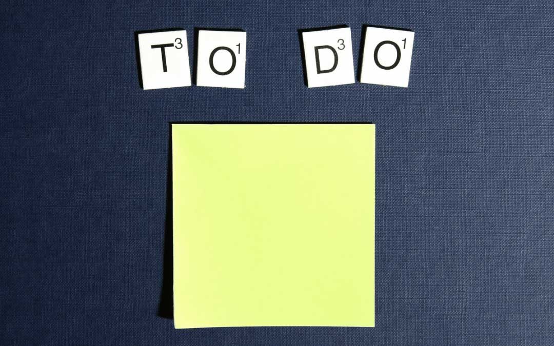 An image of a simple to do list, demonstrating how a consent agenda can simplify board meetings